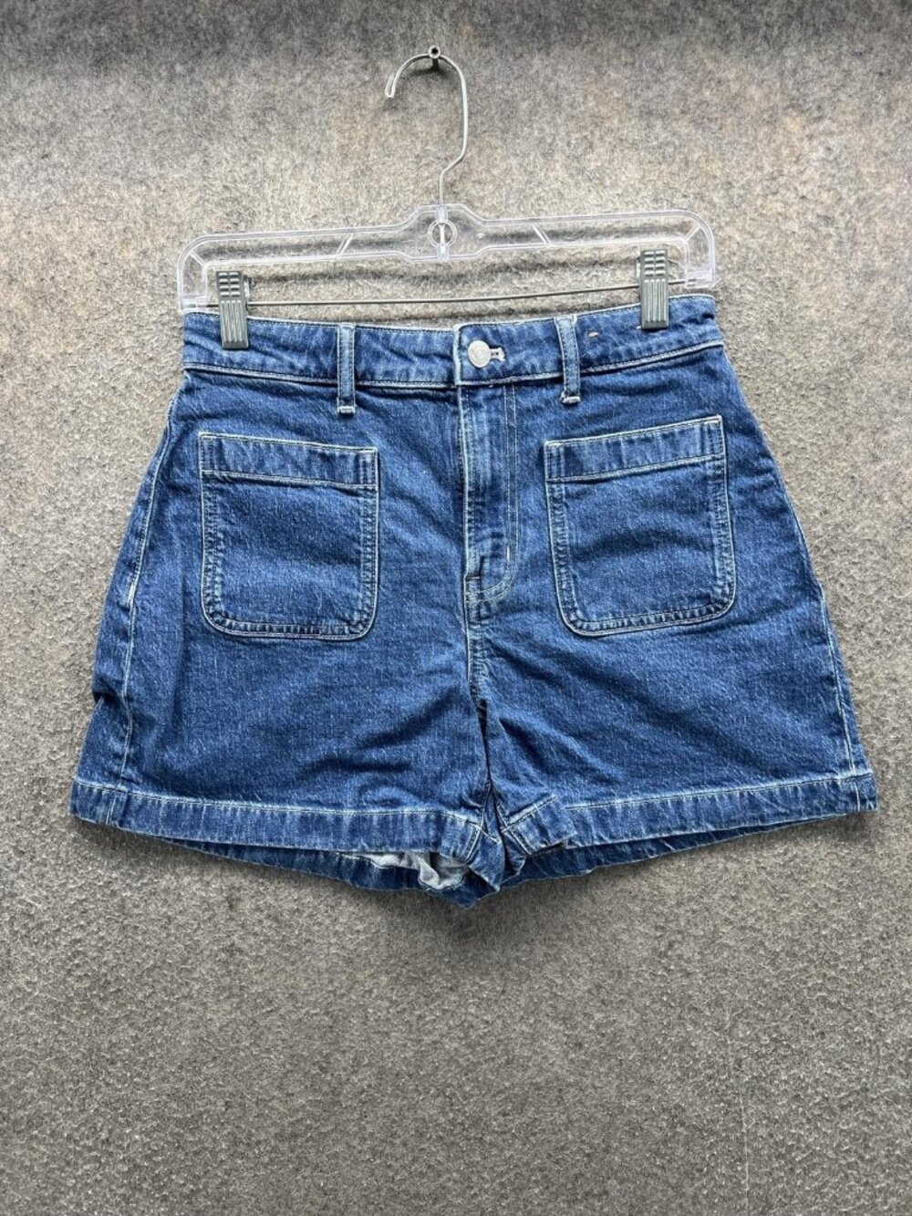 J.Crew Shorts Womens 26 Blue Denim High Rise Sailor Front Pockets Casual Summer